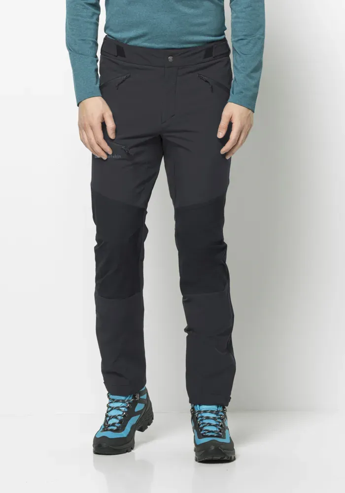 

Брюки из софтшелла Jack Wolfskin "SALMASER PANTS M", цвет Phantom