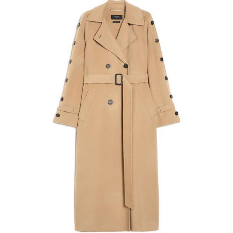

WEEKEND MaxMara Женское пальто цвета хаки, Khaki
