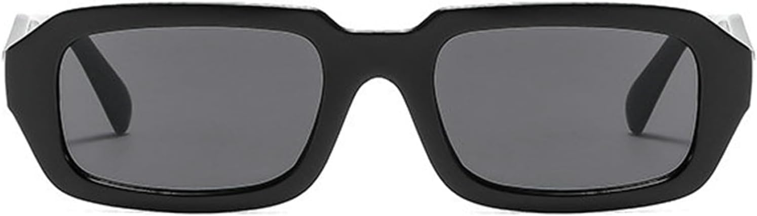 

Солнцезащитные очки Helena в винтажном квадратном стиле для женщин, стильные, модные, в маленькой оправе, черные, с градиентным переходом, узкие, с защитой от УФ-излучения UV400, C1