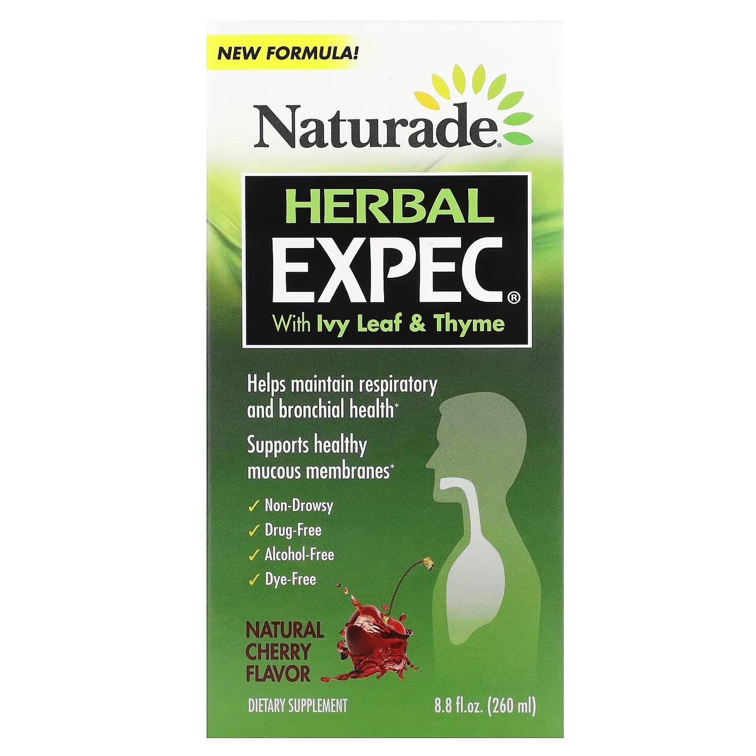 

Добавка Naturade Herbal EXPEC с вишневым вкусом, 260 мл