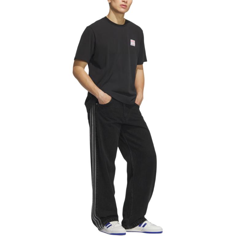 Футболка SS25 WABASH мужская Adidas Originals, черный — фото 3