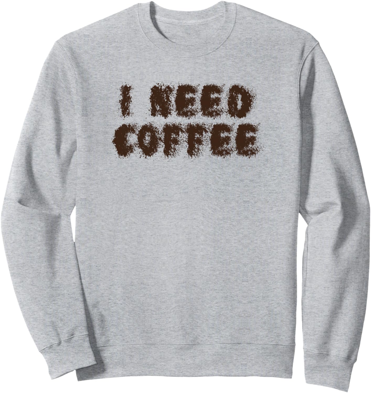 

Мне нужен кофе, кофе каждый день #МнеНуженКофе Толстовка Groundcoffee, серый