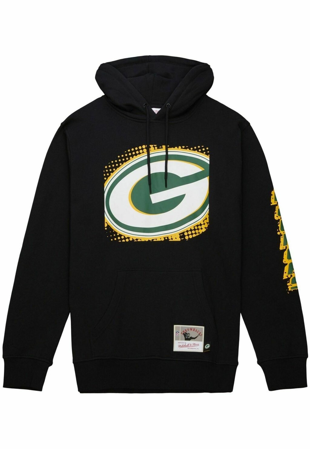 

Толстовка с капюшоном BIG FACE BAY PACKERS Mitchell & Ness, черный