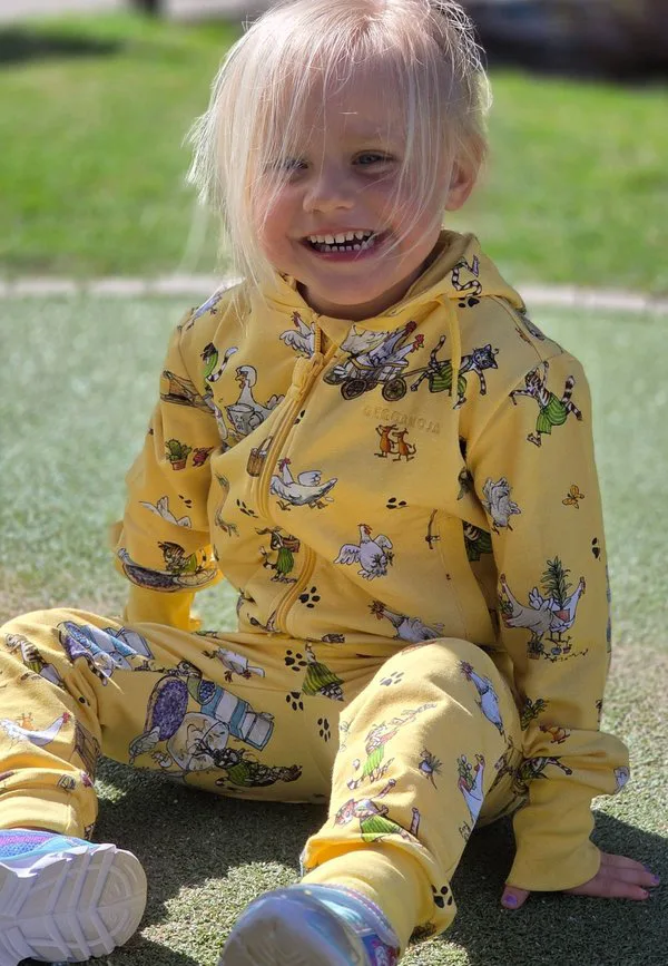 Брюки студенческого спортивного костюма pettson and findus Geggamoja, Yellow — фото 2