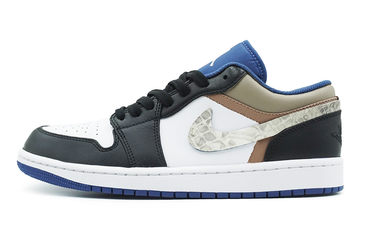

Баскетбольные кроссовки Air 1 Vintage Men Low-Top Off-white/blue/black Jordan