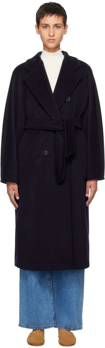 

Темно-синее пальто «Мадам» Max Mara, цвет Ultramarine