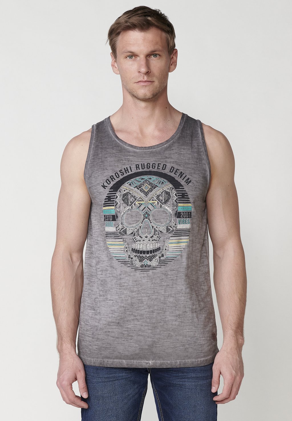 

Майка SLEEVELESS Koroshi, серый