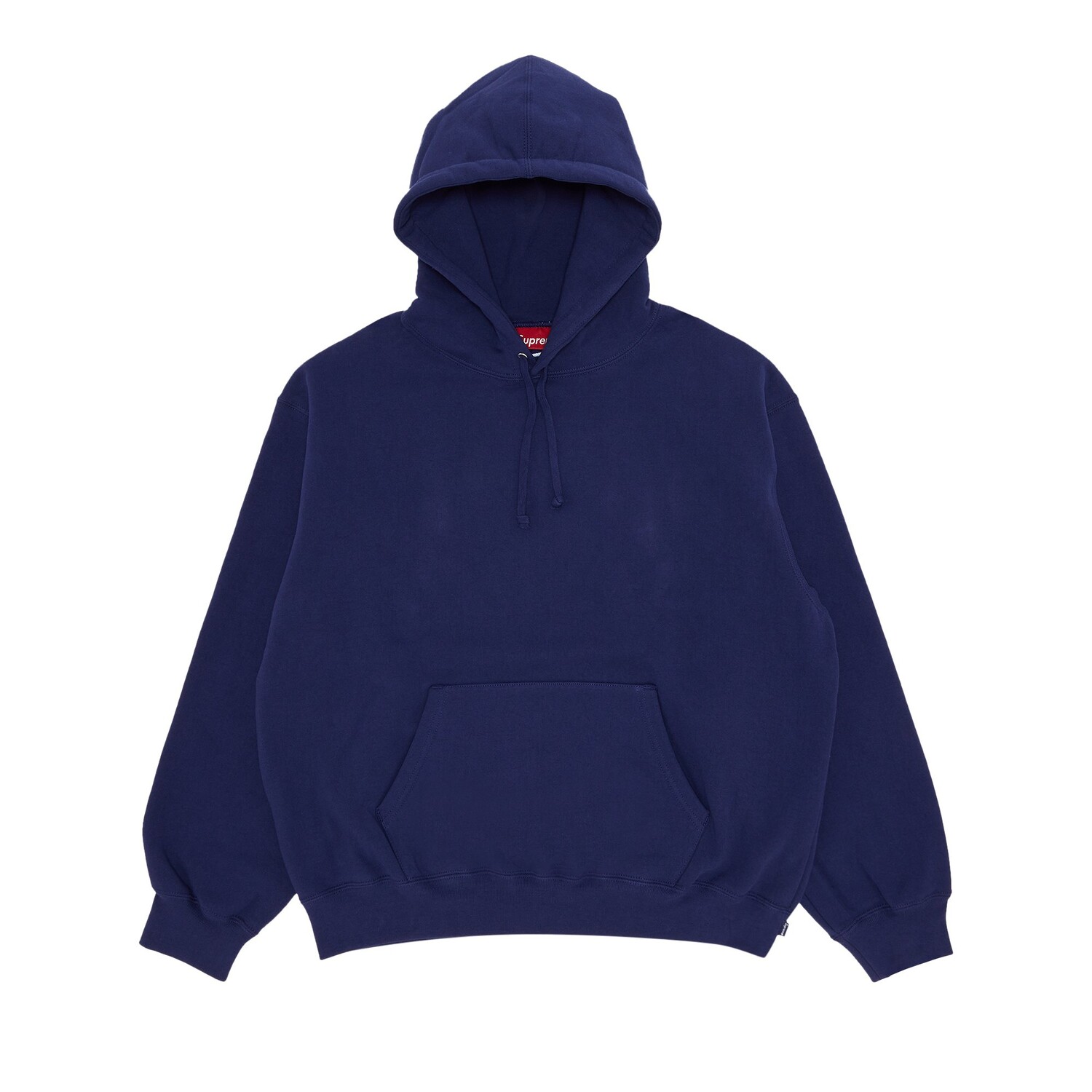 

Толстовка с капюшоном из атласной аппликации Supreme, Washed Navy