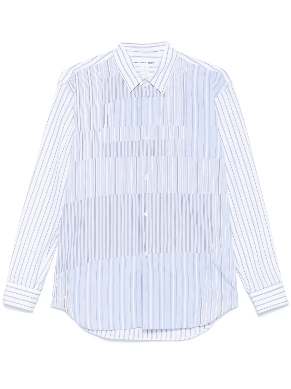 

Рубашка в полоску Comme Des Garçons Shirt, синий