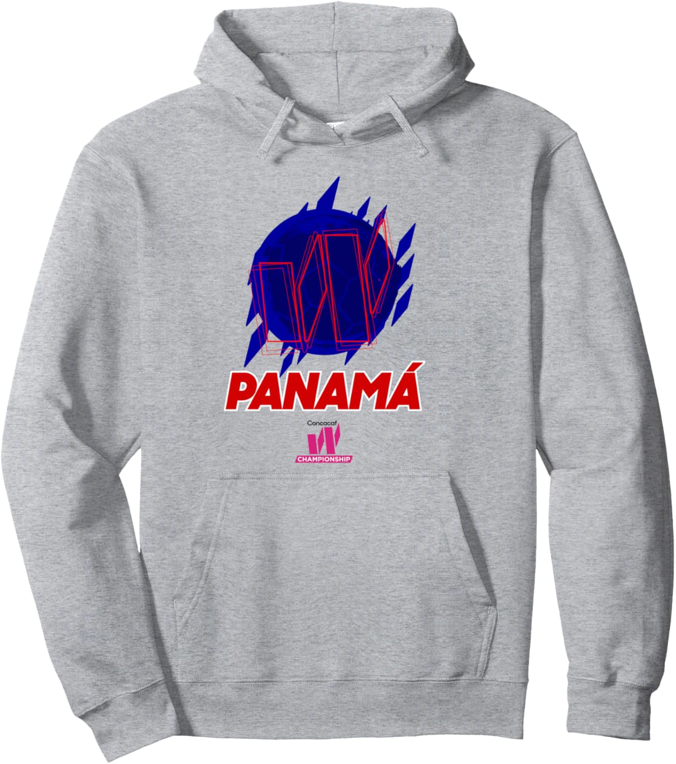 

Худи с символикой Панамы, посвященной отборочным матчам чемпионата мира КОНКАКАФ Concacaf Champions League, серый