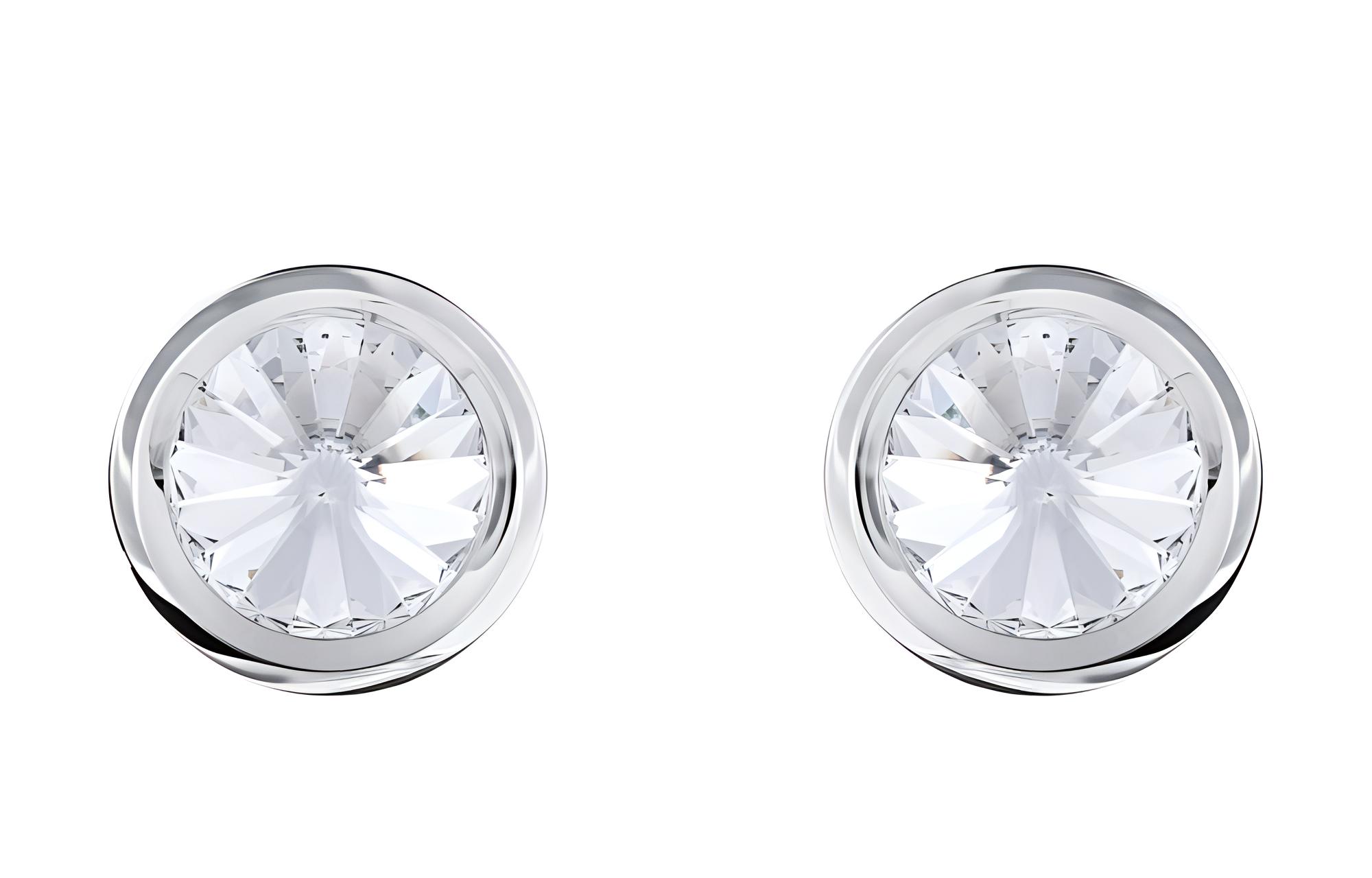 

Мужские запонки из нержавеющей стали Swarovski, серебро