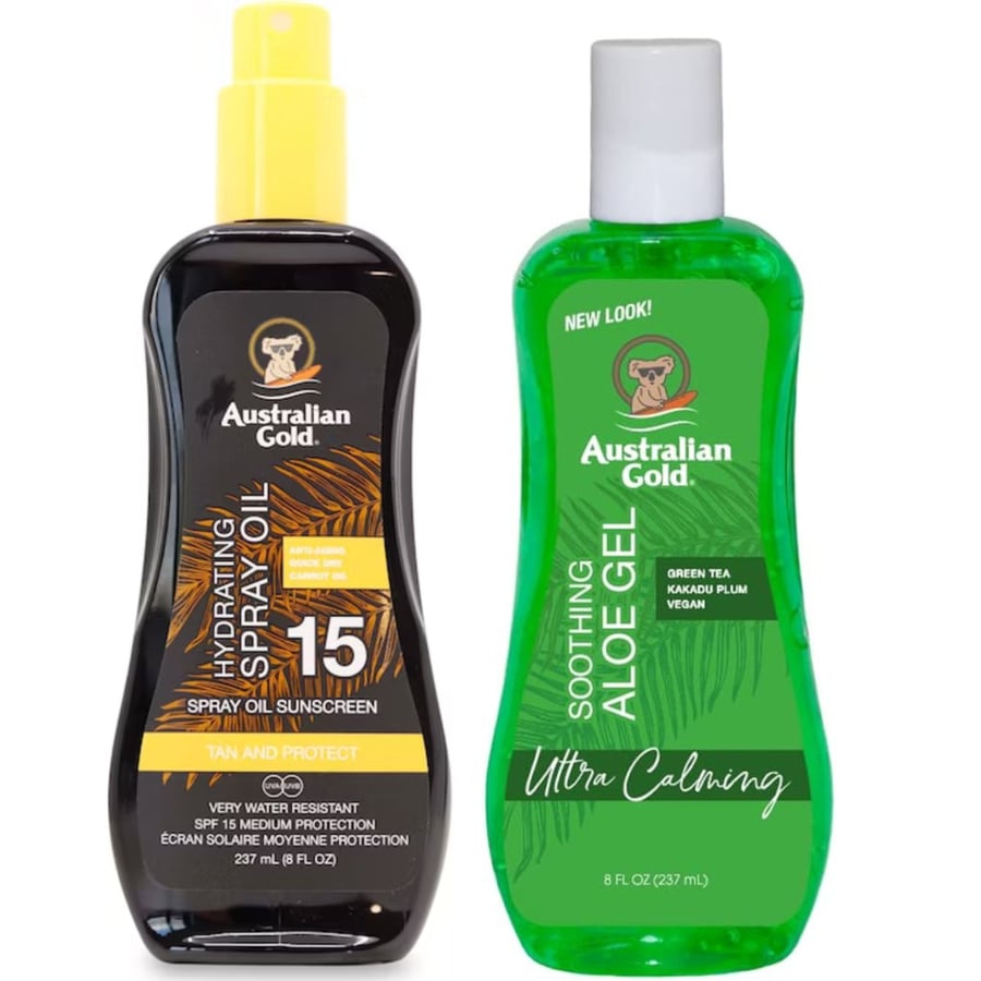 

Защитный спрей-масло Australian Gold SPF15 + алоэ после загара