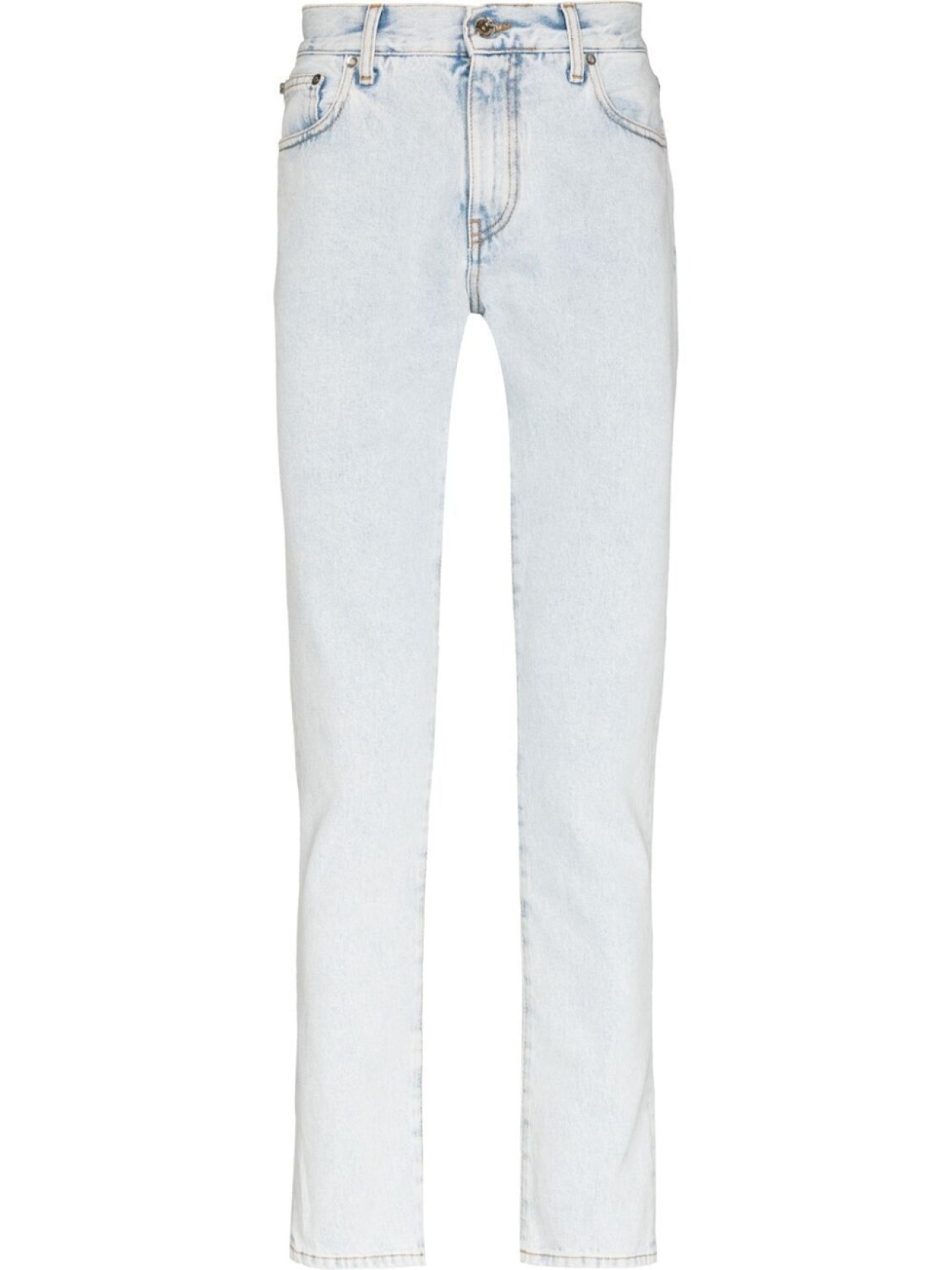 

Off-White джинсы скинни с карманами, синий