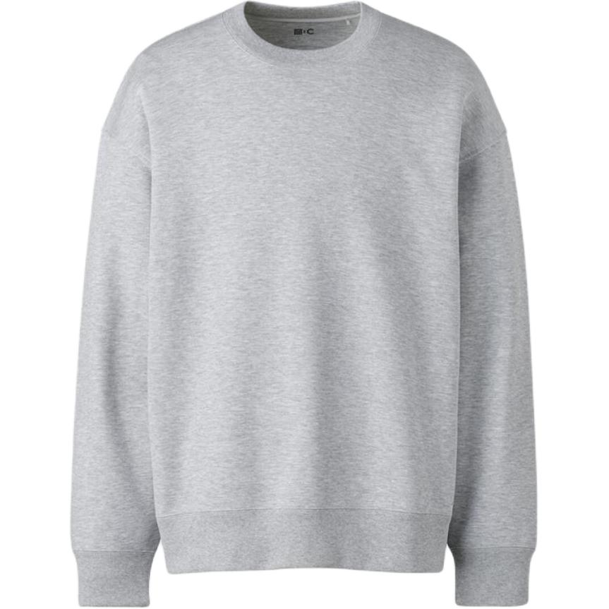 

Uniqlo Толстовка унисекс, серые, с круглым вырезом, средней толщины