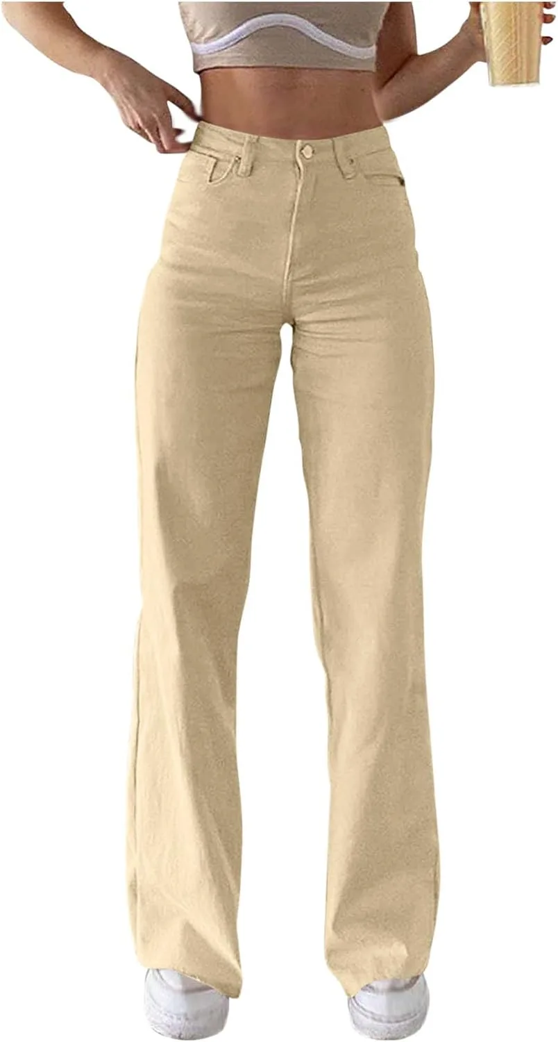 

Женские джинсы High Rise Bootcut Casual Slim Fit