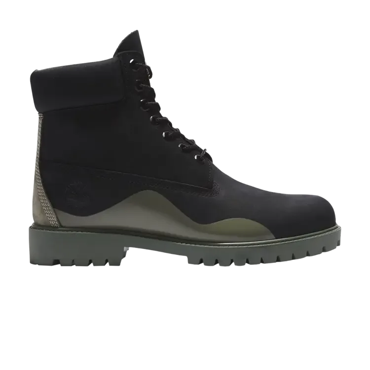 Водонепроницаемые ботинки Timberland 6 Inch Premium Heritage, цвет «черно-зеленый»