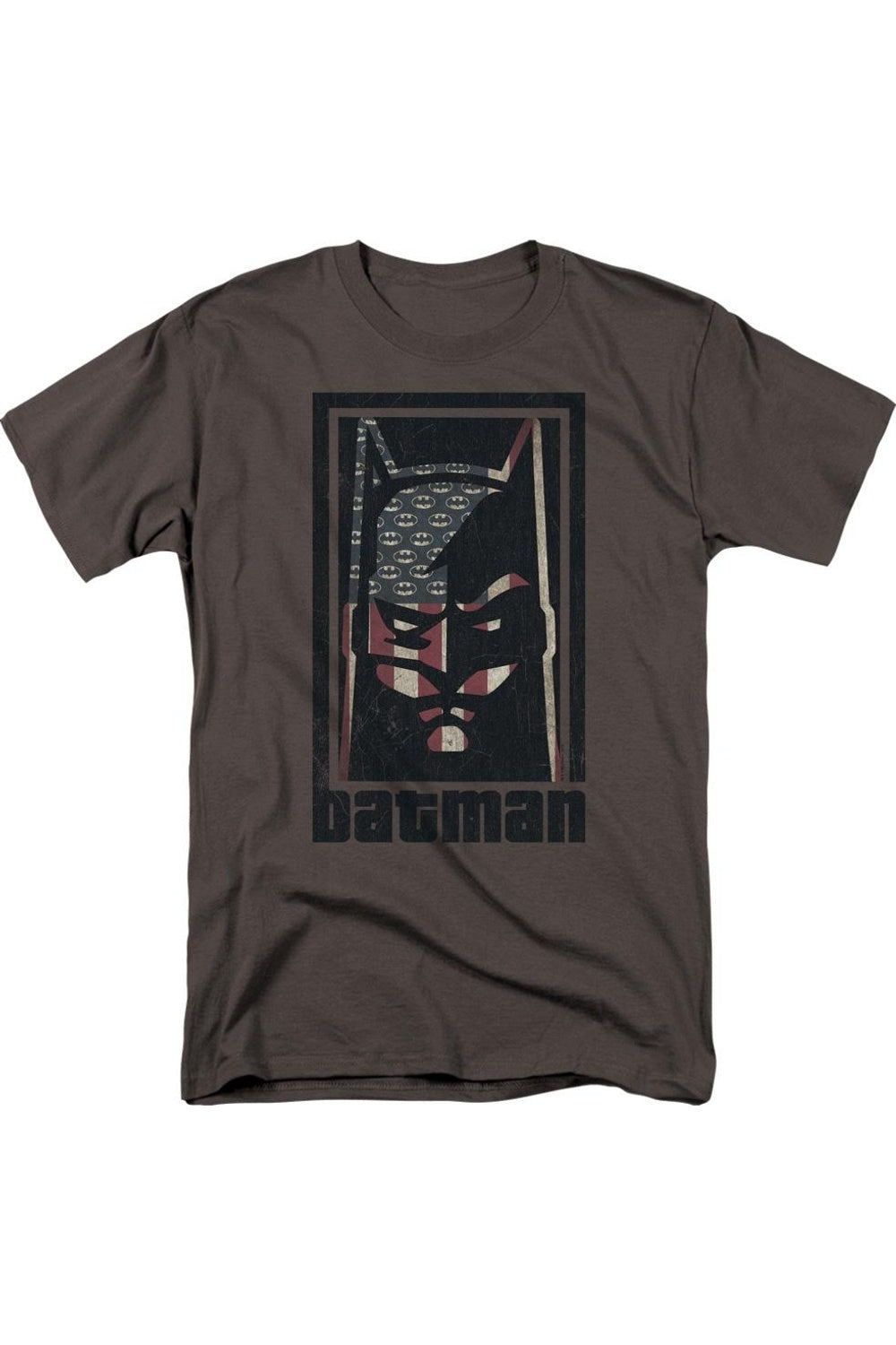 

Футболка с коротким рукавом для взрослых Batman American Batman Gildan, цвет charcoal