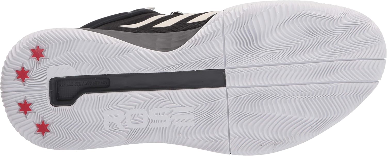 Кроссовки Adidas для взрослых унисекс D Rose 11, черный/серый/алый — фото 4