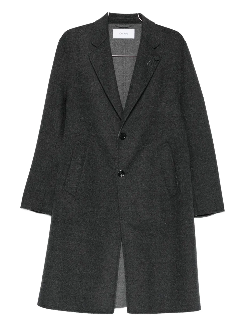 

Однобортное пальто Lardini, серый