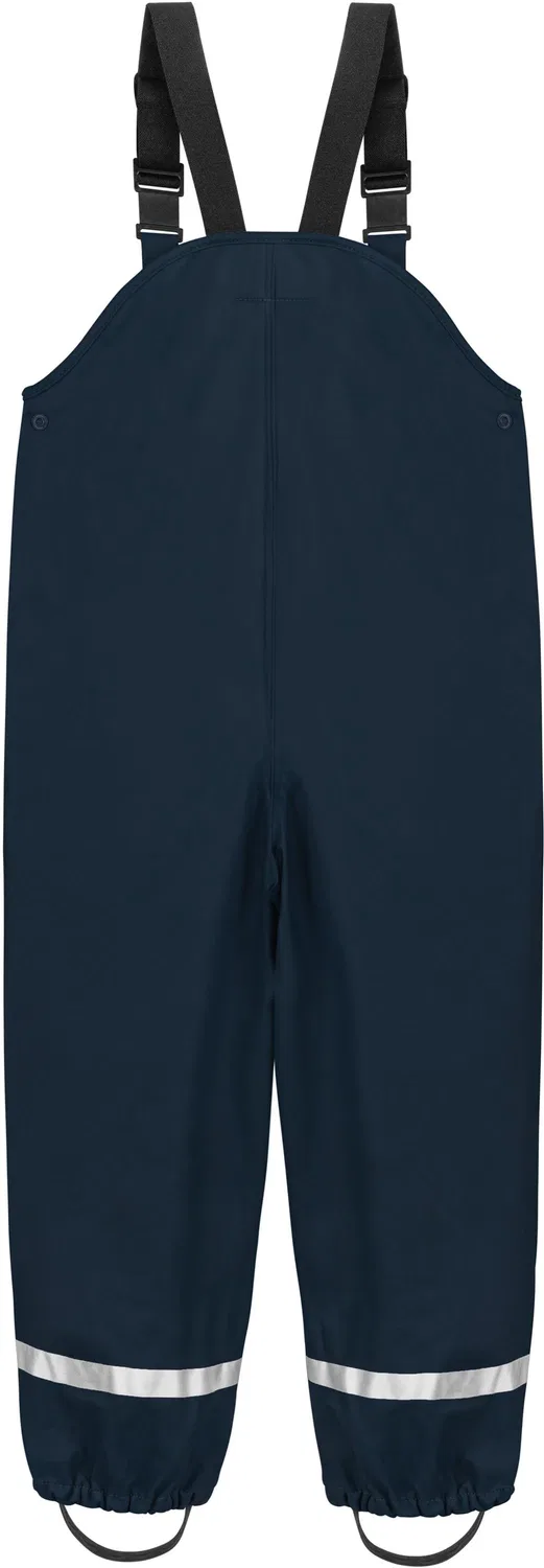 Дождевые штаны для малышей с подтяжками Normani Outdoor Sports, navy — фото 2