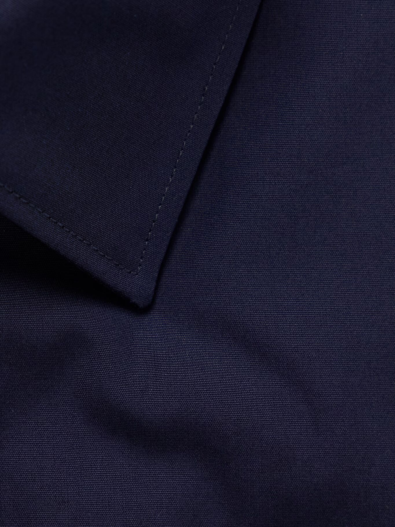 

Рубашка облегающего кроя из хлопка и поплина PAUL SMITH, синий