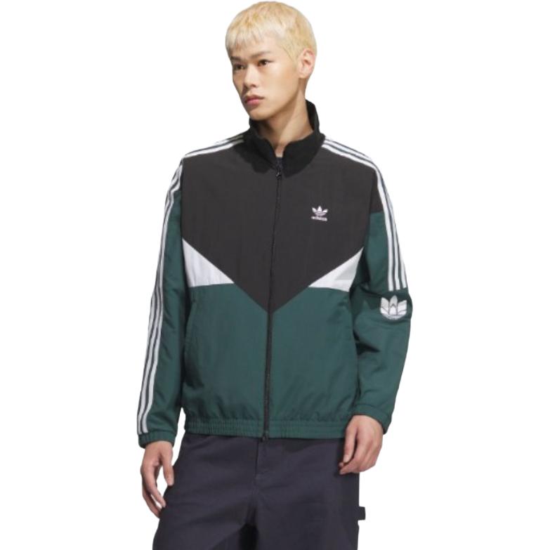 

Adidas Originals Унисекс куртка SS25 черно-зелено-белая, Black/Green/White