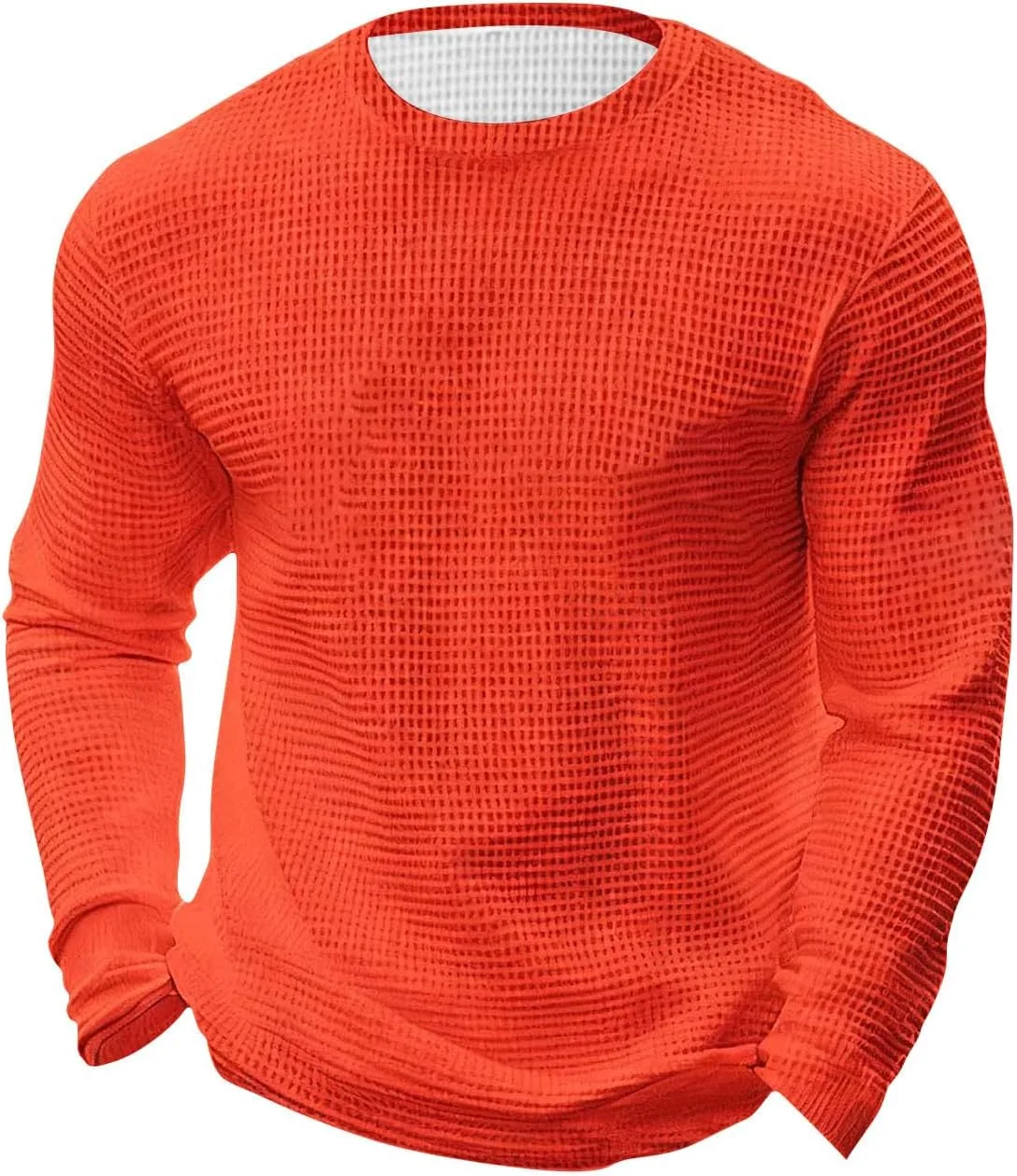 

Мужская футболка Waffle Knit для тренировок, Long Sleeve, Quick Dry