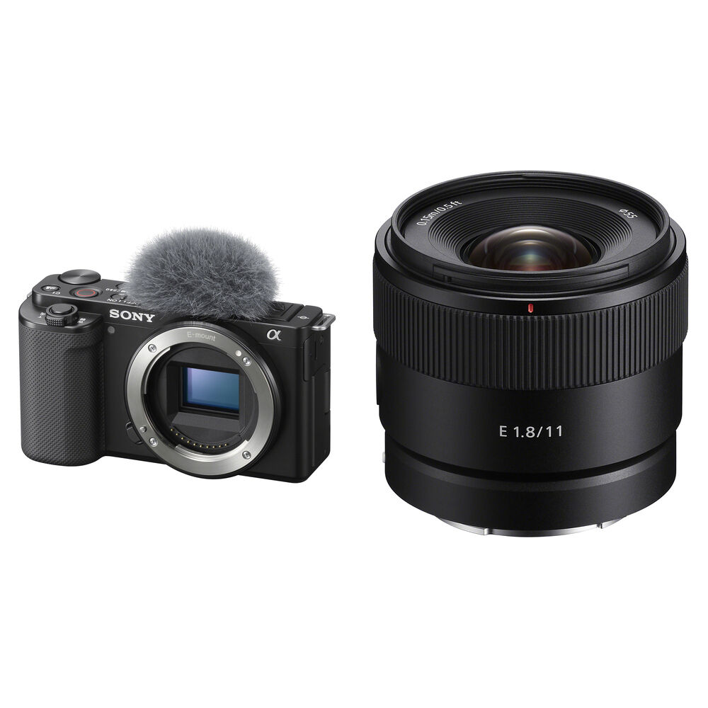 

Беззеркальная камера Sony ZV-E10 Mirrorless Camera with 11mm f/1.8 Lens Kit