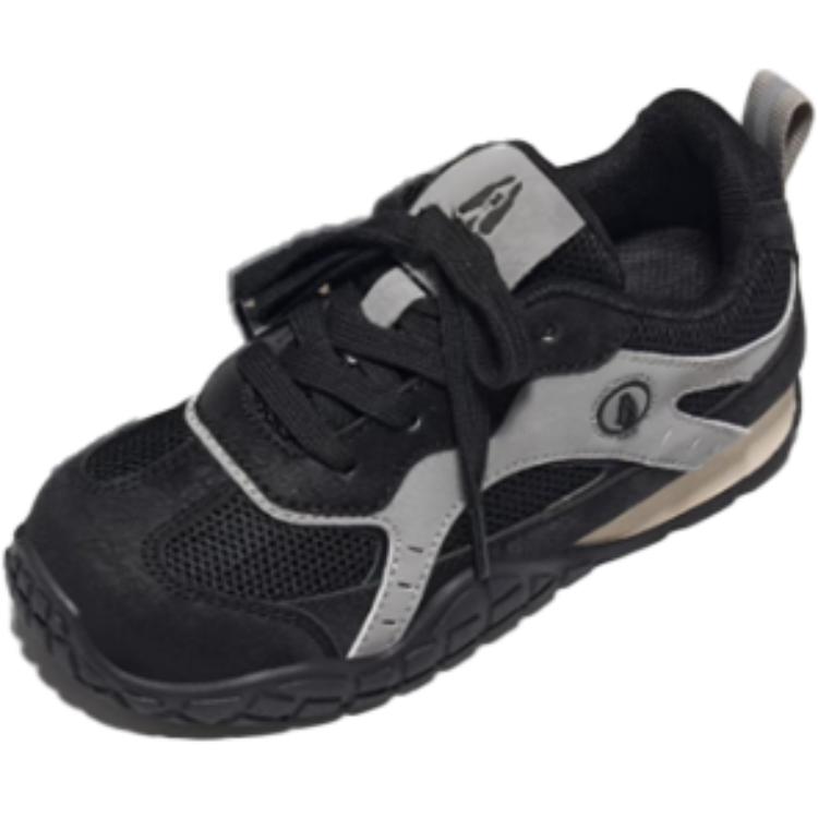 

Антискользящие износостойкие низкие детские беговые кроссовки для подростков Hush Puppies, черный