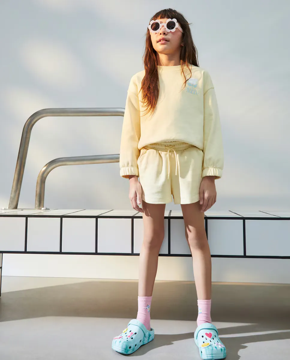 

Базовые шорты для девочек Kids El Corte Inglés, желтый