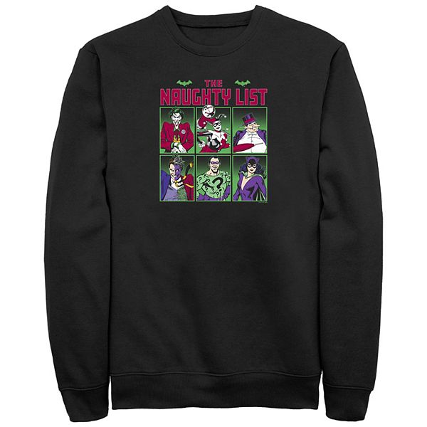 

Футболка с принтом Big & Tall Batman Gotham Naughty List Licensed Character