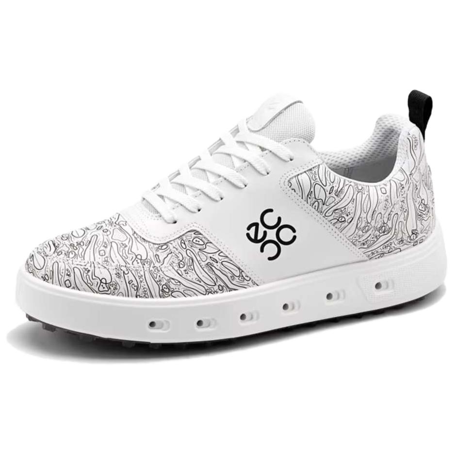 

Ecco Низкие кроссовки для гольфа Street 720 Series с мягкой подошвой и противоскользящим покрытием, мужские, белые