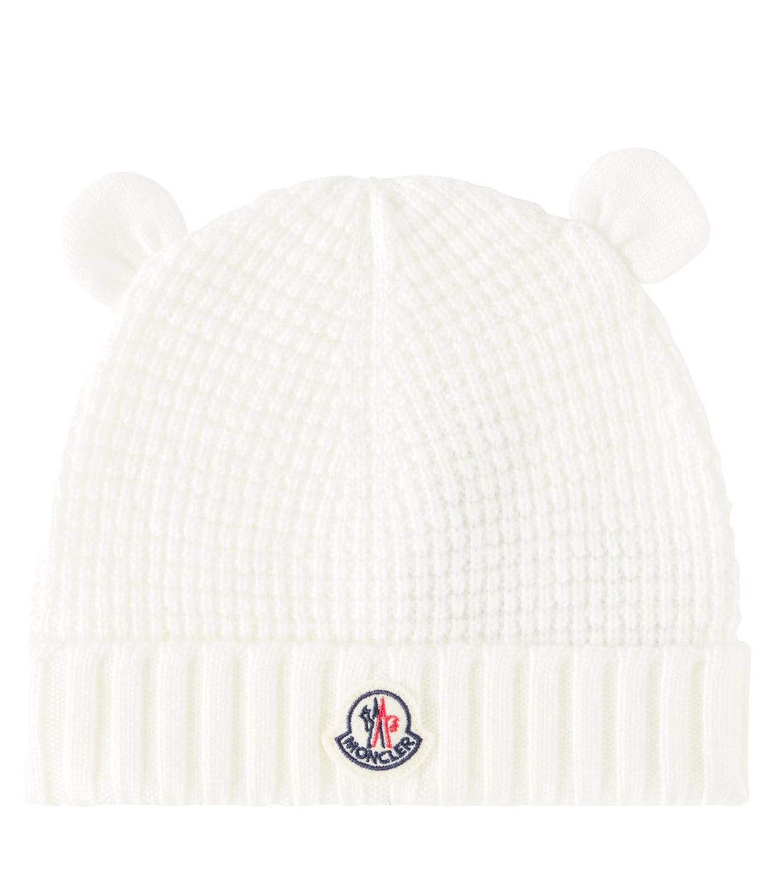 

Детская шапка из вирджинской шерсти Moncler Enfant, белый