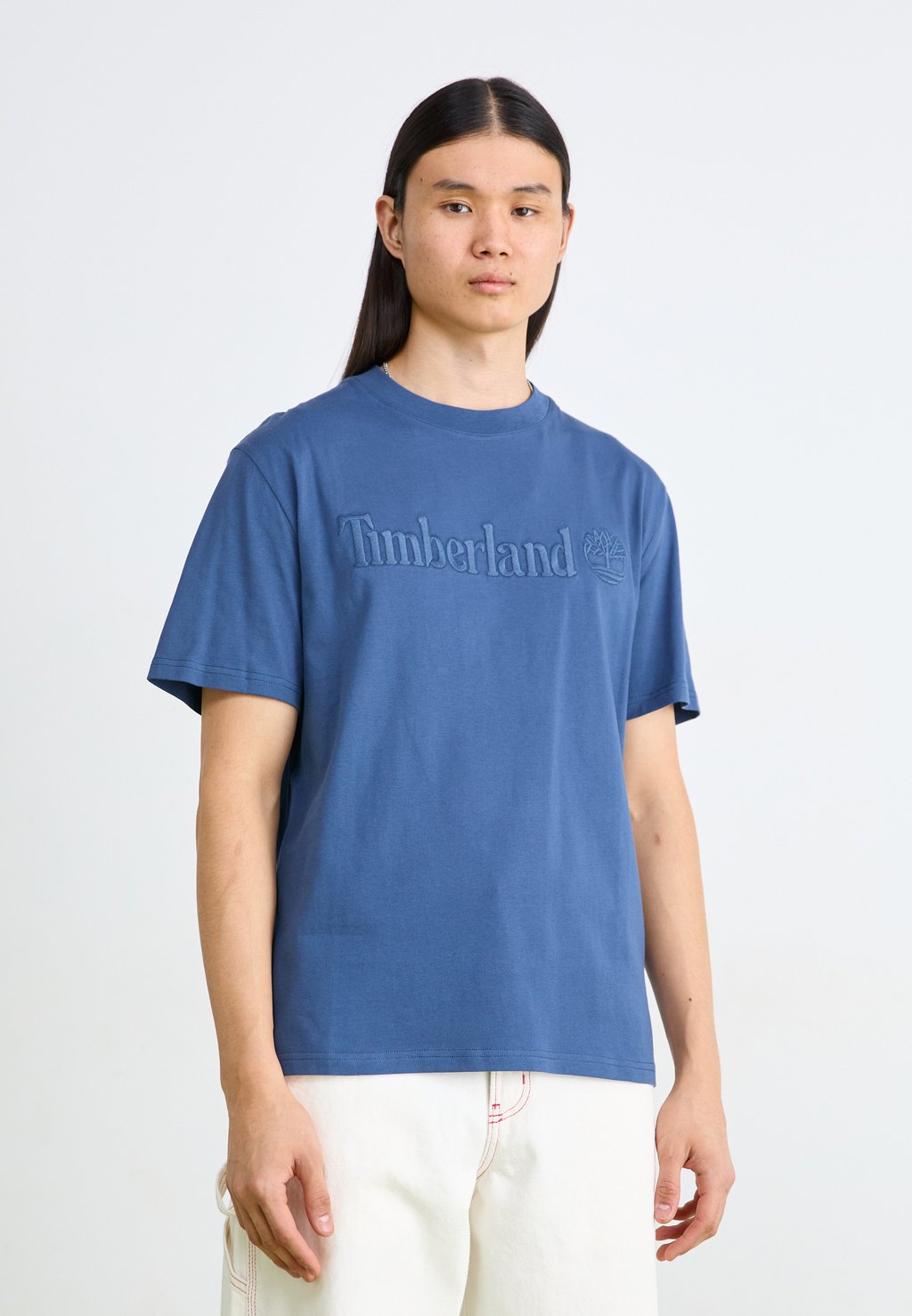 

Футболка с принтом EMBROIDERY TONAL TEE Timberland, синий