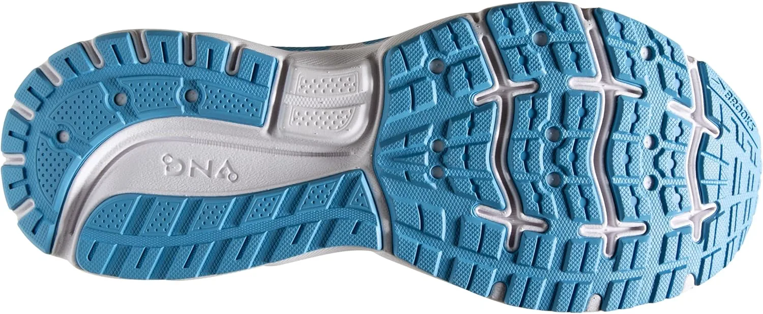 Мужские нейтральные беговые кроссовки Brooks Trace 2, белый/серый/синий — фото 4