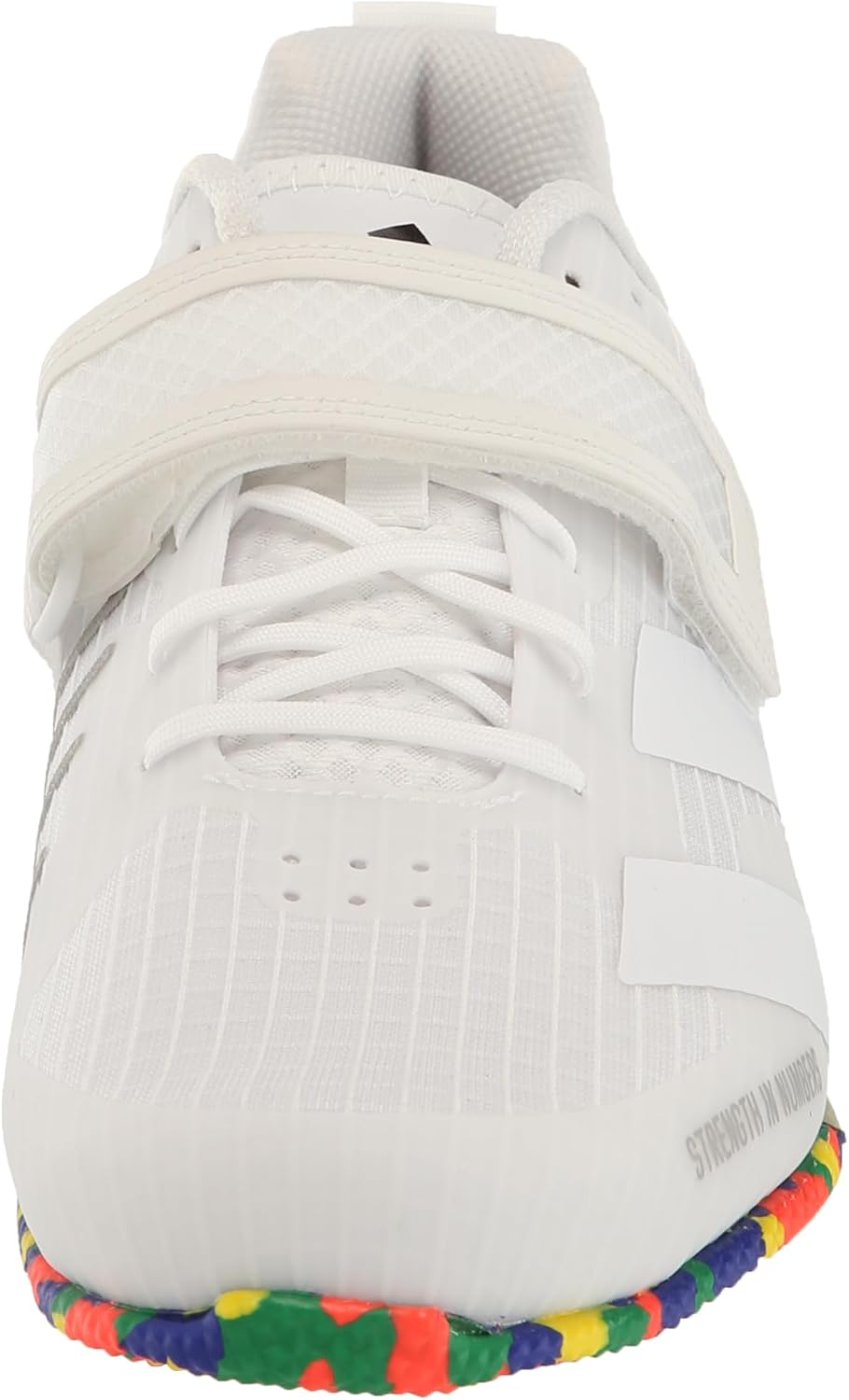 Мужские кроссовки для тяжелой атлетики Adidas Adipower III, белый/черный — фото 2