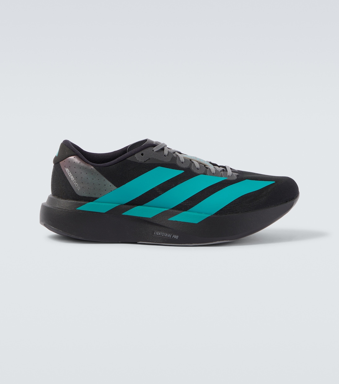 

Беговые кроссовки Adizero Evo SL Adidas, Black/Green Stripes