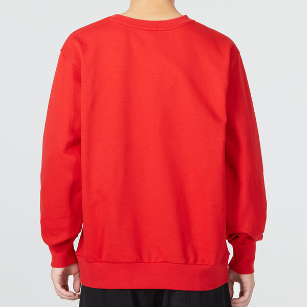 Толстовка Nike solo swoosh crew neck sweatshirt 'Red', красный — фото 4