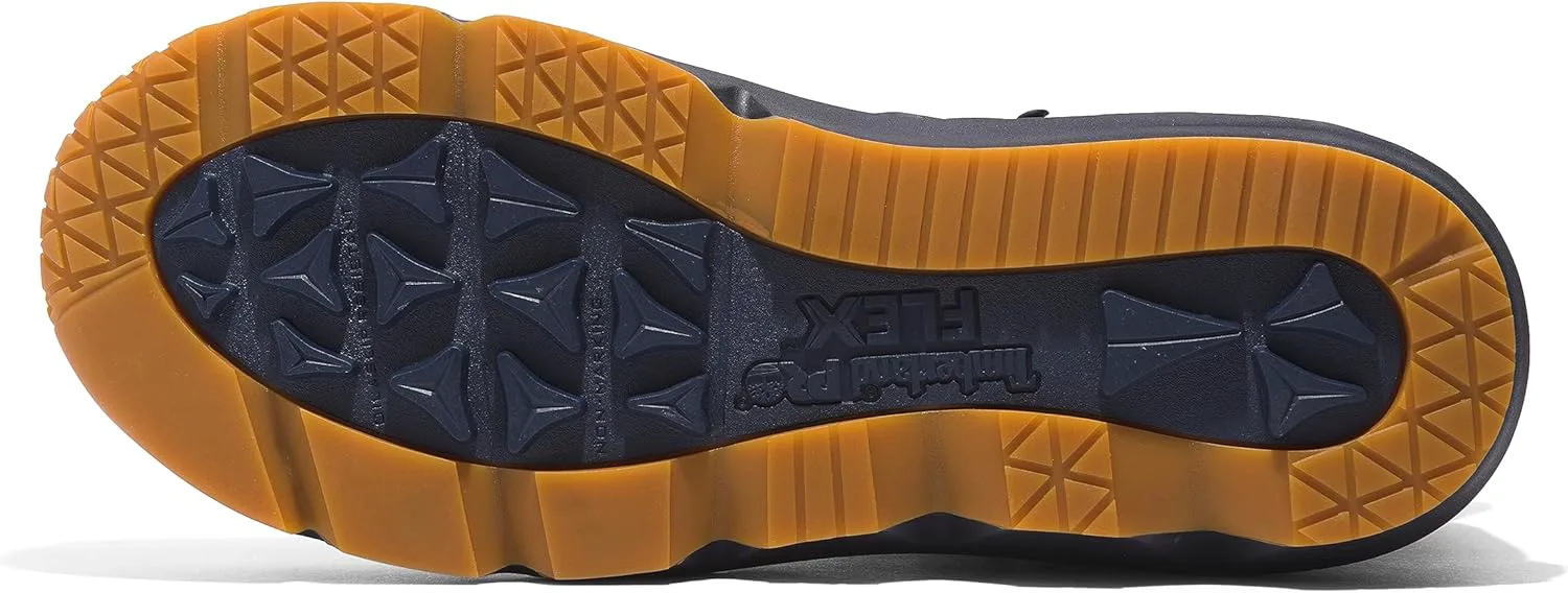 Мужские кроссовки-ботинки Timberland PRO Morphix 6" с композитным защитным носком, водонепроницаемые, в индустриальном стиле, для повседневной носки, серый/темно-синий — фото 3