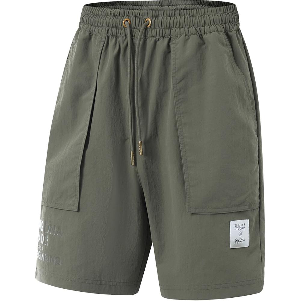 

Мужские повседневные шорты LiNing, чайно-зеленого цвета