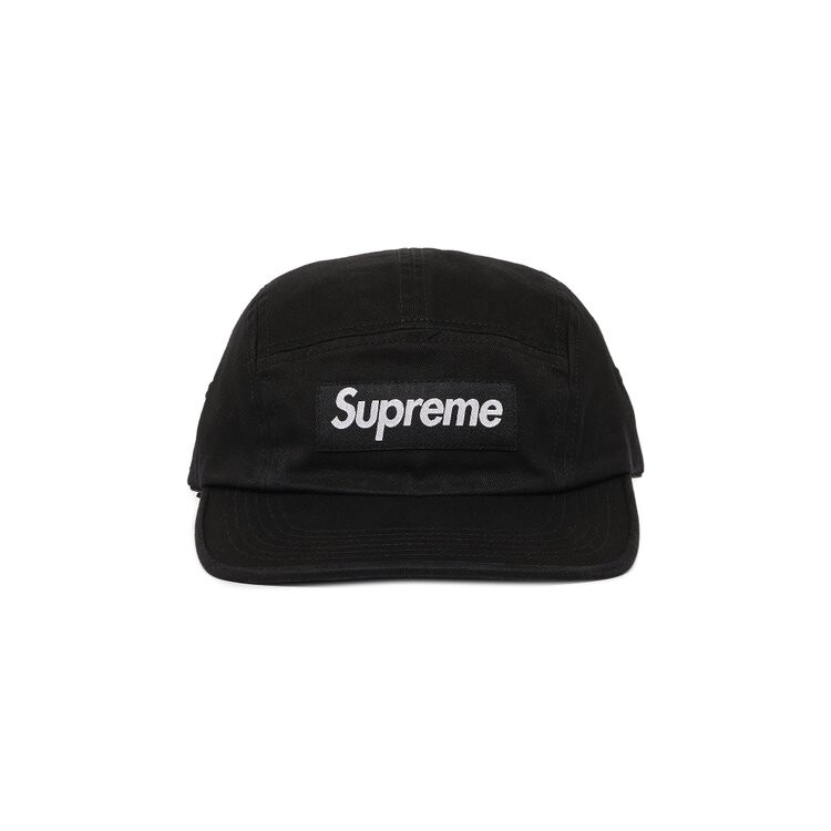 

Бейсболка Supreme Washed Chino Twill Camp Cap, черный