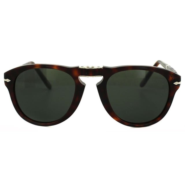 

Солнцезащитные очки po0714 24/31 гавана зеленые складные 54мм Persol, коричневый