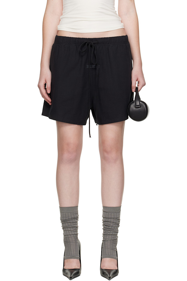 

Fear Of God Essentials Черные футбольные шорты