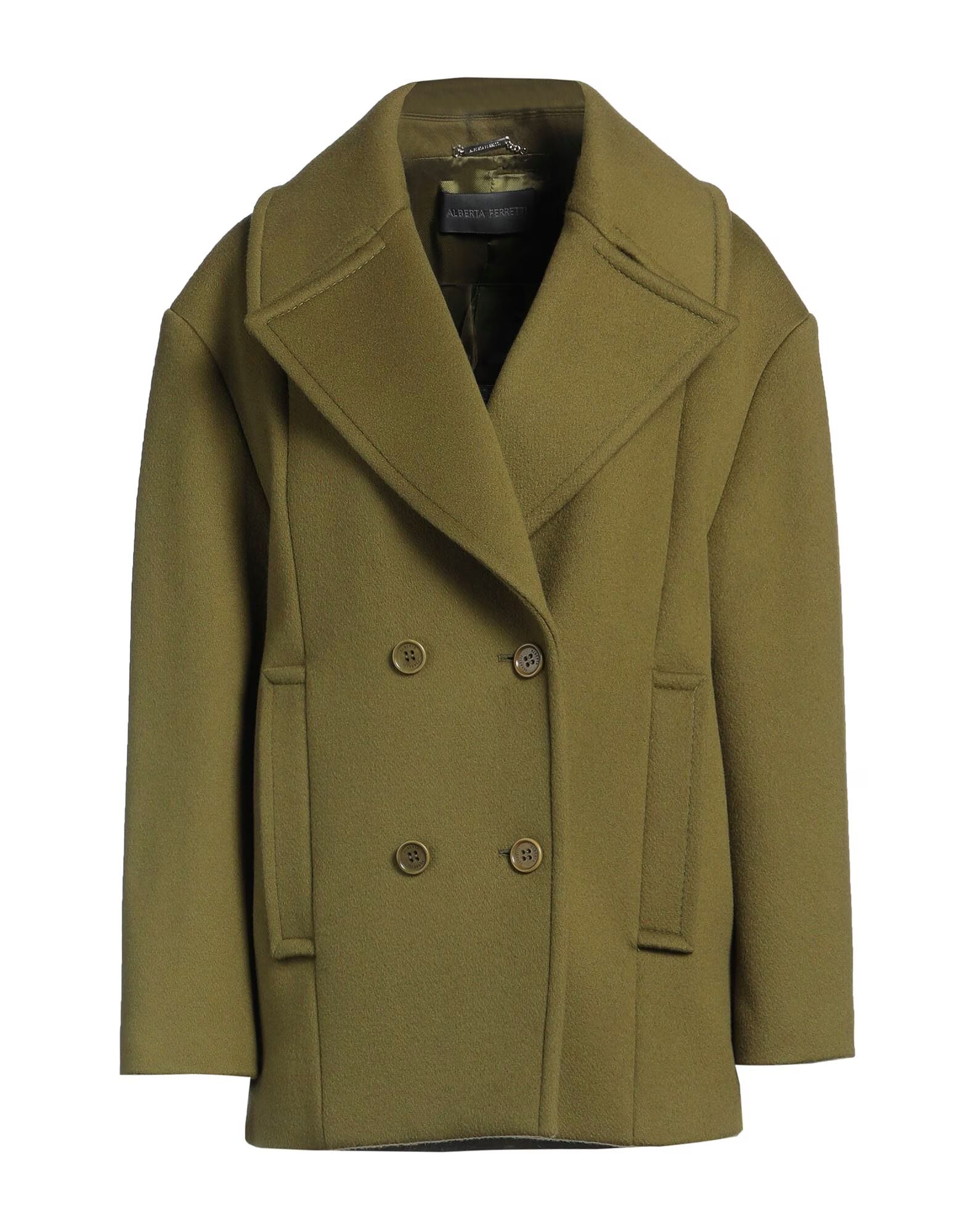 

Пальто Alberta Ferretti, зеленый
