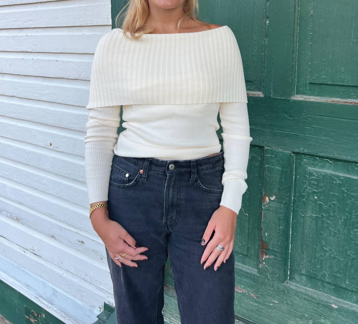 

Топ Rebecca цвета слоновой кости Design History