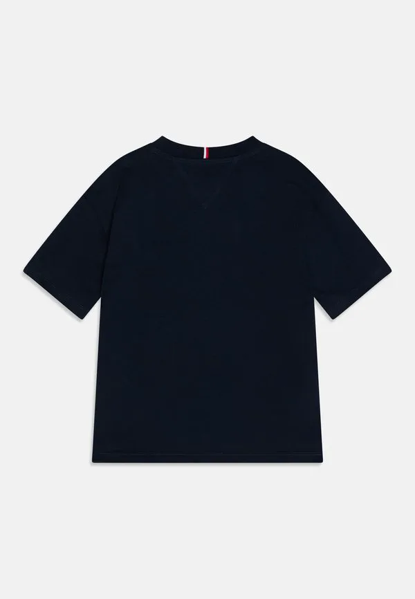Футболка унисекс с принтом флага Tommy Hilfiger, Dark Night Navy — фото 2