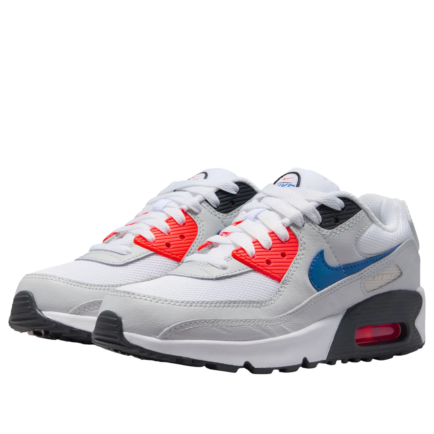Кроссовки Nike Air Max 90 SE 'White Bright Crimson Royal' IR3589-100, белый — фото 4