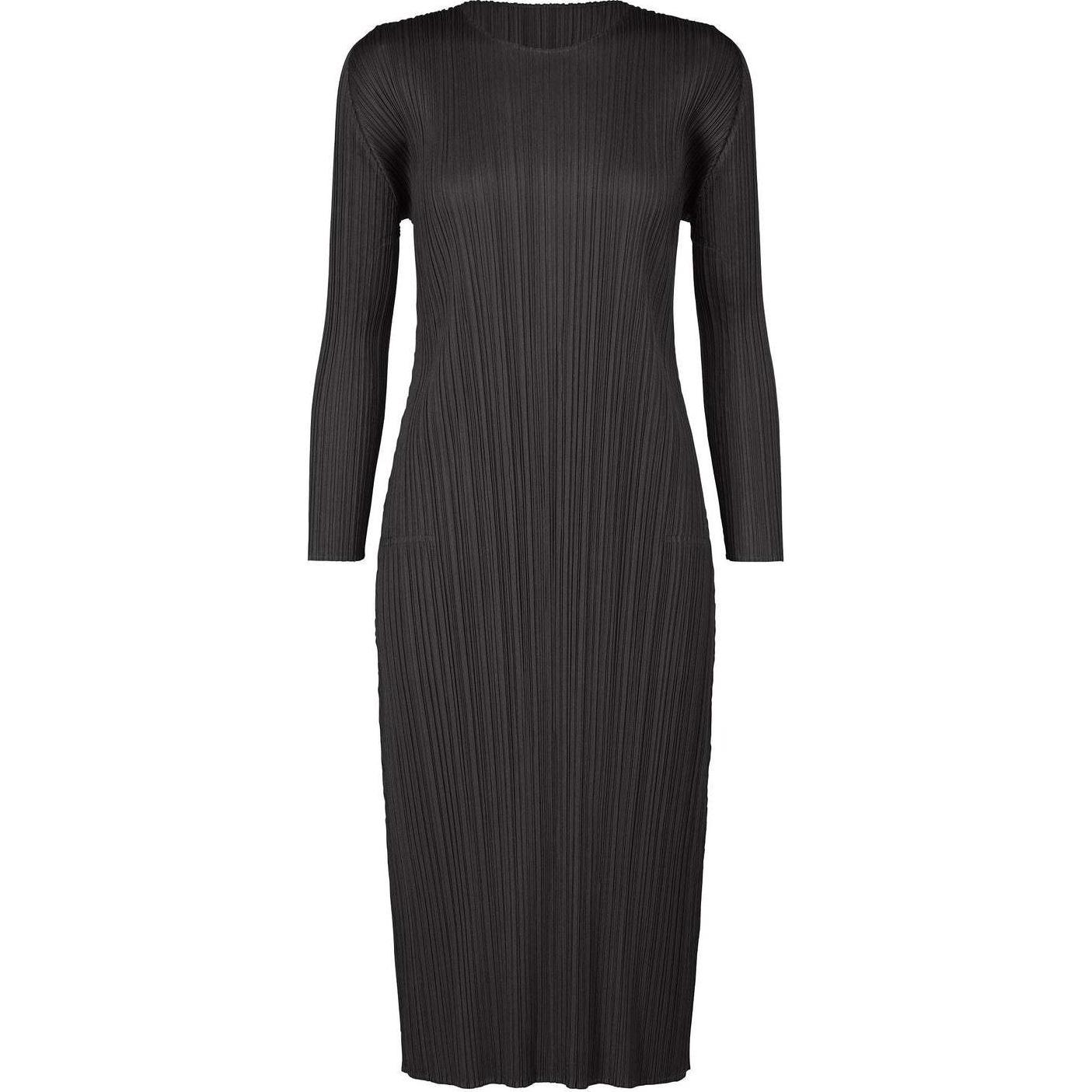 

Футболка с длинными рукавами женская черная PLEATS PLEASE ISSEY MIYAKE