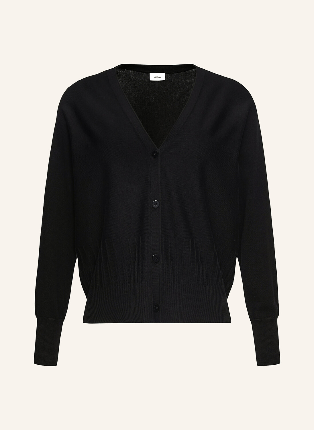 

Кардиган s.Oliver BLACK LABEL, черный