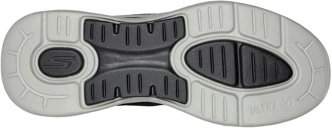 Мужские кроссовки Skechers 216254 Bkgy, Black Textile Black Leather Black Synthetic — фото 3